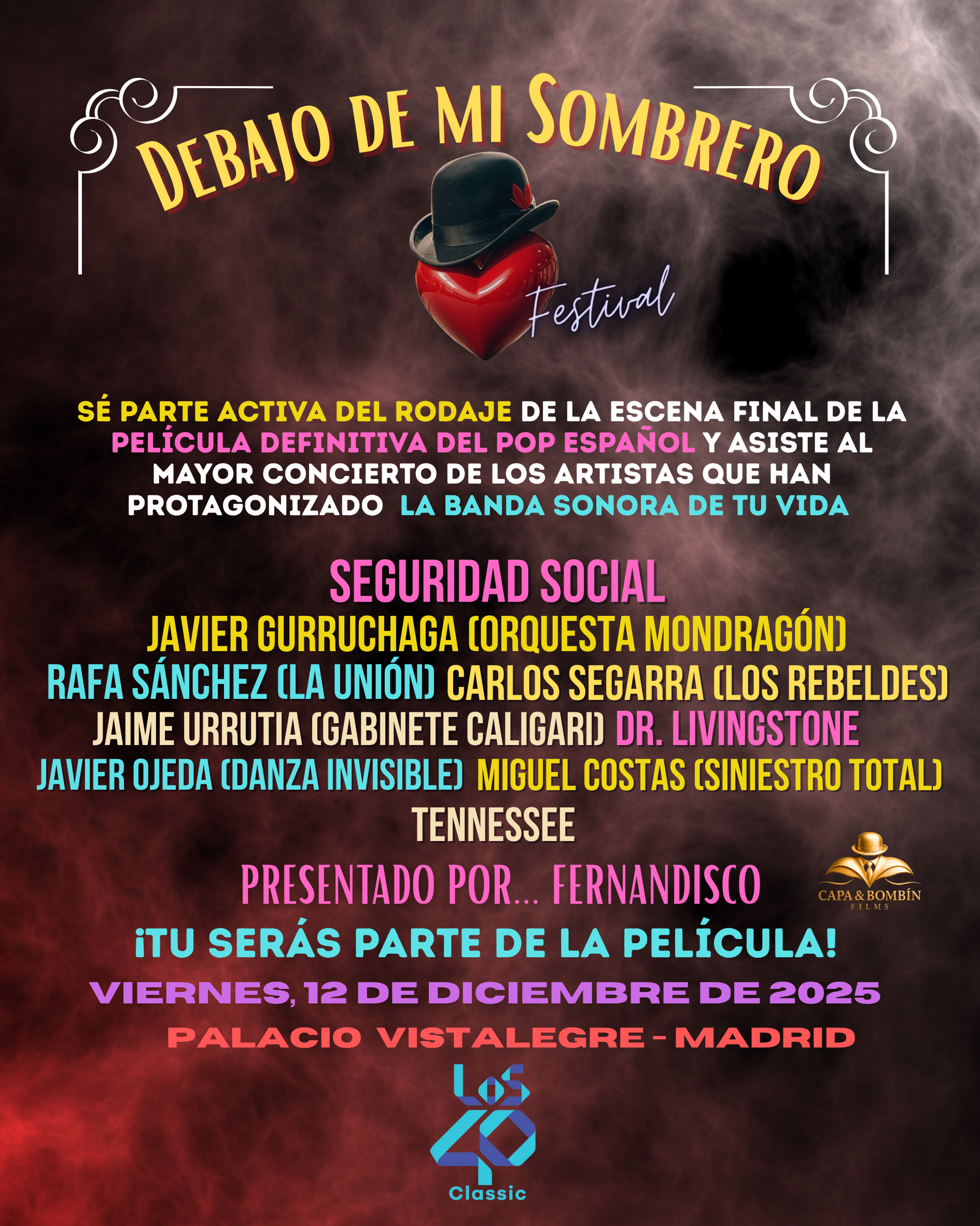 El gran concierto de estas navidades se llama 'Debajo de mi Sombrero'